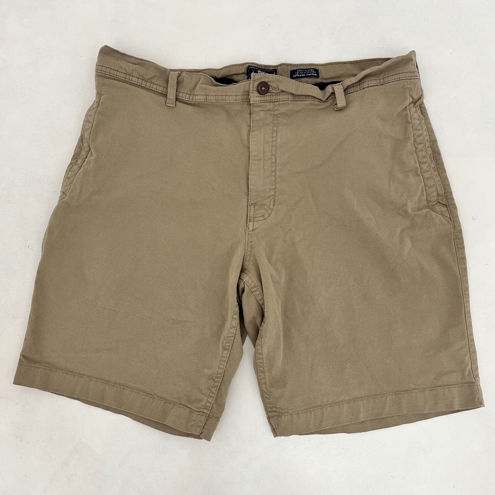 The North Face Mens Size 38 Chino Shorts Brown Slash‎ Pockets Comfort Stretch